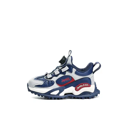 Jeep Shock Амортизаторы Устойчивые к Износу Противоскользящие Низкие Топ Кроссовки для Бега Темно-Синий Детский