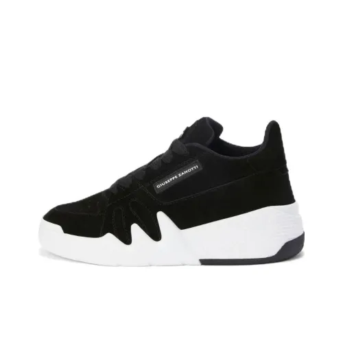 Giuseppe Zanotti GZ Talon Аbrasion Resistant MID Топ Скейтборд Кроссовки Женские Черный