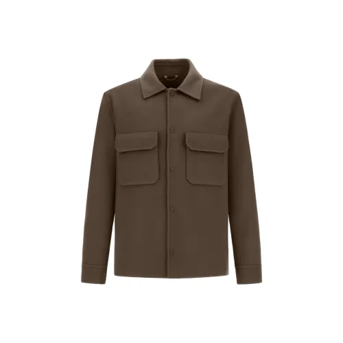 HERNO Коричневый Мужской Куртки