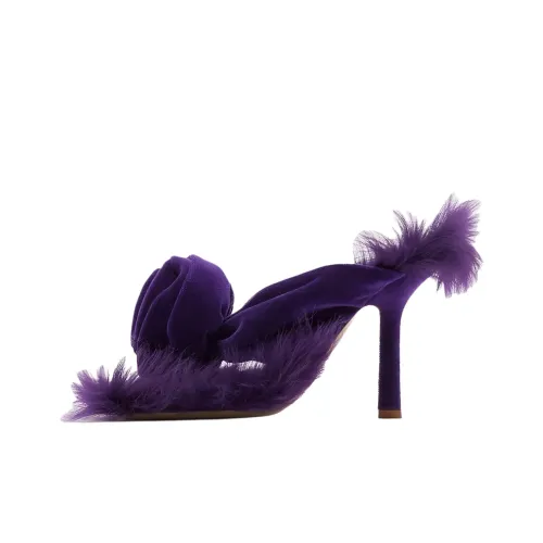 Burberry Повседневные тапочки 10,5 см женские фиолетовые