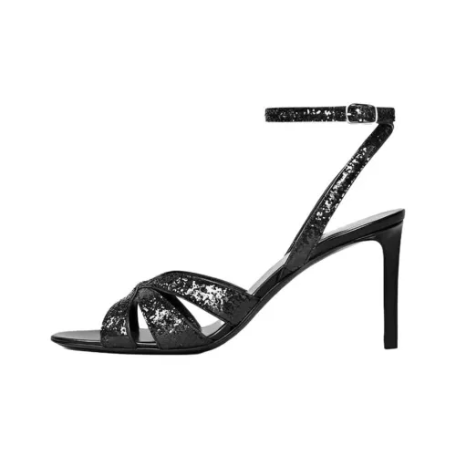CELINE One Sandals 8 см Women's Black