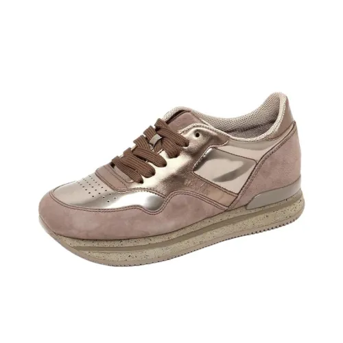 HOGAN H222 Низкий Топ Повседневная Обувь 3 см Женский Розовый