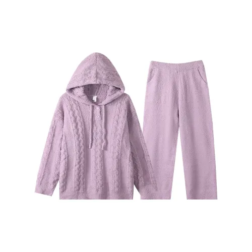 X QINGE Фиолетовый Женские Пижамные комплекты