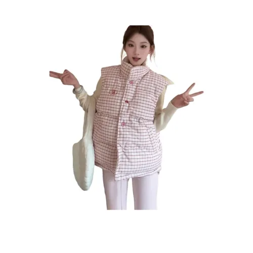 9c Collective Розовый Клетчатый Женский Жилеты