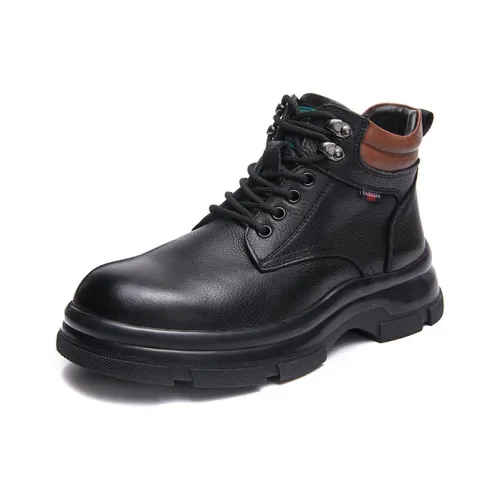 H2 Лицевая коровья кожа Fashion Versatile Легкий Обувь Мужской Мартин Ботин Мужской