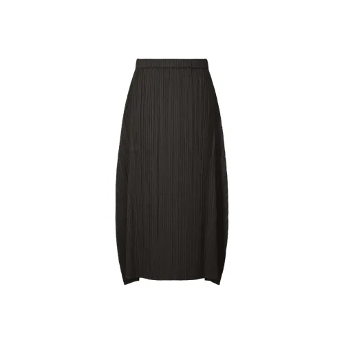 PLEATS PLEASE ISSEY MIYAKE Fw25 Повседневный Длинный Юбка Женские