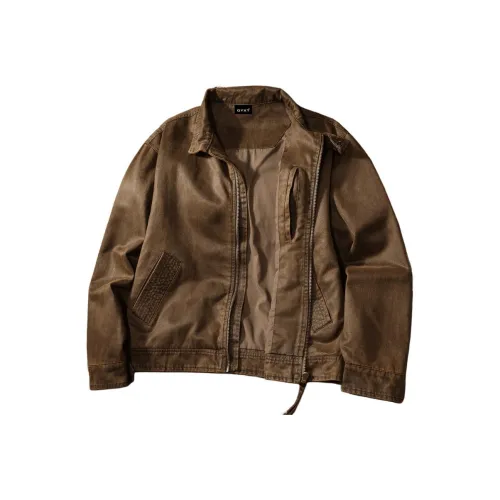 Gyxt Стиль Майярд Коричневый Унисекс Куртки