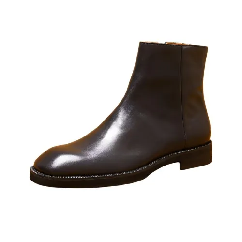 H2 Лицевая коровья кожа Удобный Классический Дизайн Мужская обувь 14 см Челси Мужской