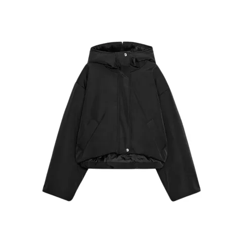 ZARA Collaboration Черные Женские Пуховики