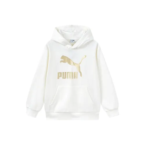 PUMA Натуральный Белый 10101 Kids Свитшоты