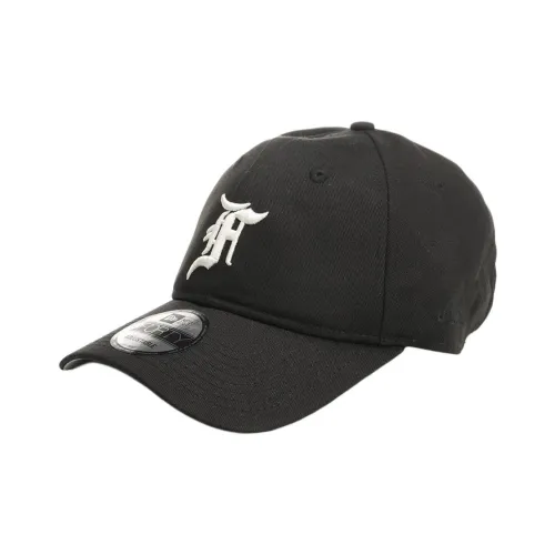 New Era x Fear Of God Хлопковые кепки Женские Черные