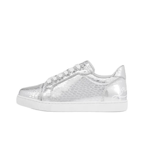 Christian Louboutin Скейтборд Кроссовки Низкие Серебряные Женские