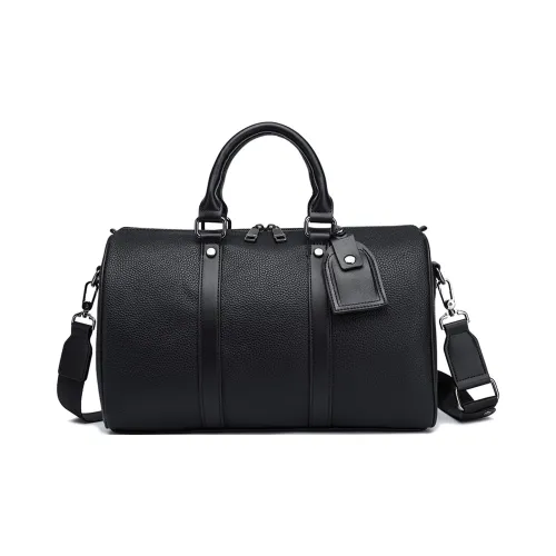 CARTELO ПУ (полиуретан) Одно плечо Сумка Мужская Черный Шахматный узор N Сетка