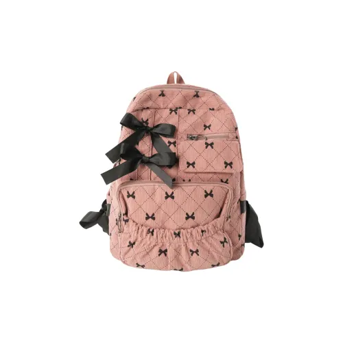 Xmithie Вельвет Рюкзак Стандартный Унисекс Белый Черный Розовый Серый Коричневый