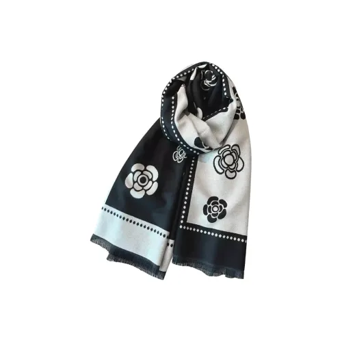 Jeccieziio Полиэстер Плюшевая пряжа Шарф Женские