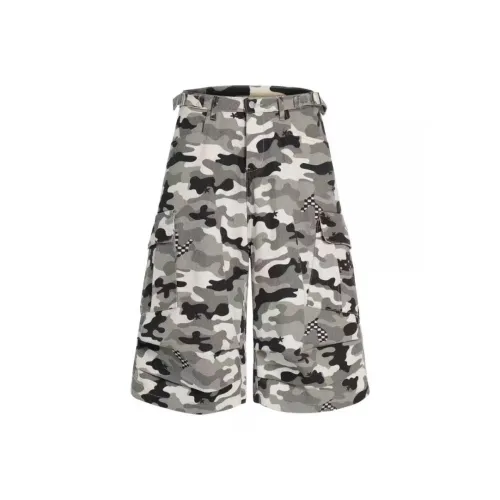 PLQV Зеленые Мужские Джинсовые Шорты