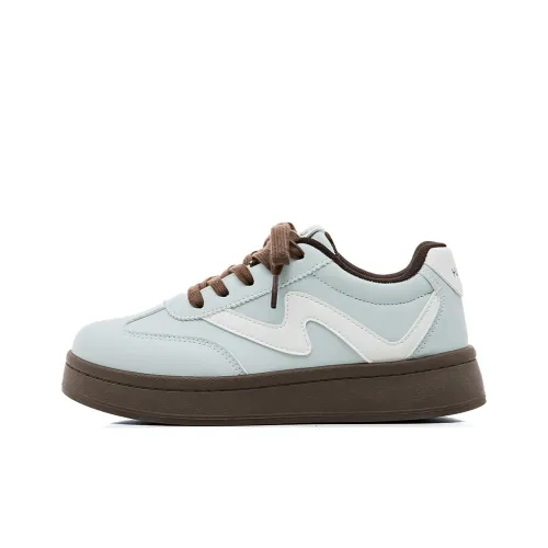 HUANQIU Легкий Дышащий Wa Противоскользящий Низкий Топ Скейтборд Кроссовки Женские Лунно-коричневый