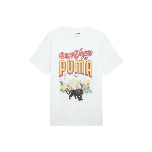 PUMA Белая Мужская Футболка