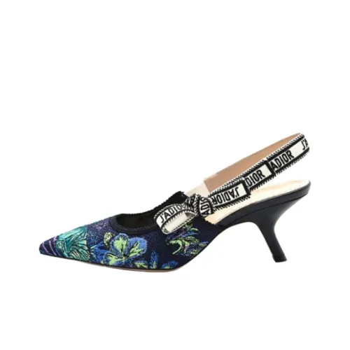 DIOR J'Adior Узкий каблук Высокие каблуки 6,5 см Женские Синий