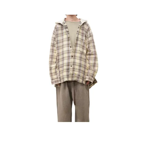 ANCELLM NEL Check Толстовка Рубашка Унисекс