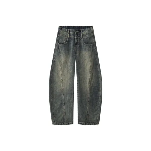 SONGS ALONG Синий Мужской Джинсы