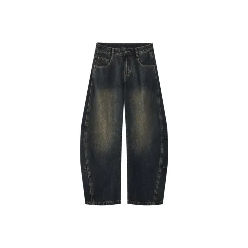 SONGS ALONG Синий Мужской Джинсы