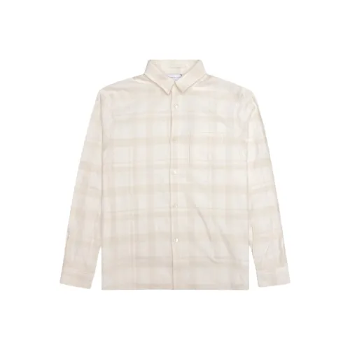 John Elliott Бежевые Мужские Рубашки