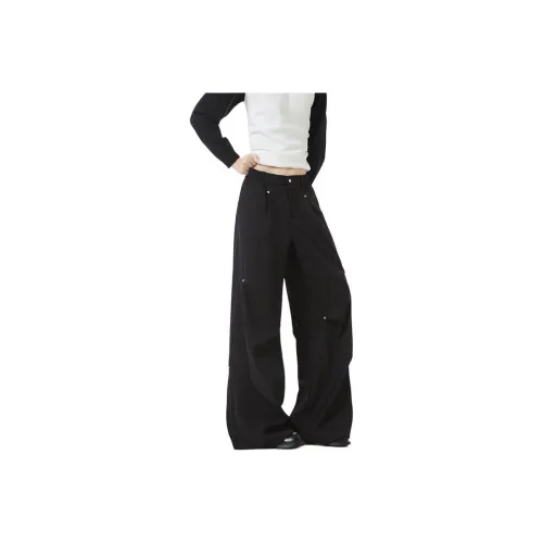 BEAR UNION Черные Унисекс Повседневные Штаны