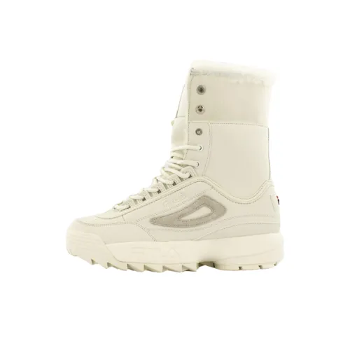 FILA Disruptor Короткий MID Голень Сноубутсы Женские Белые