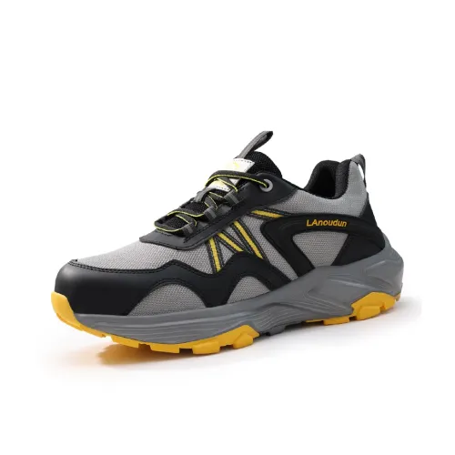 Blue Gull Shield Удобная противоударная низкая уличная обувь унисекс черного и серого цвета