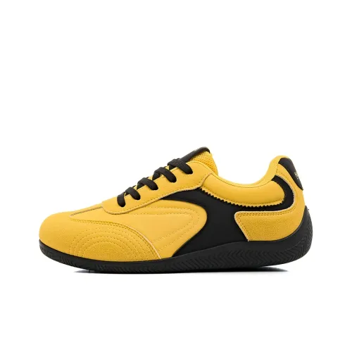 HUANQIU Износостойкий Легкий Дышащий Низкий Топ Повседневная Обувь Мужская Желтая