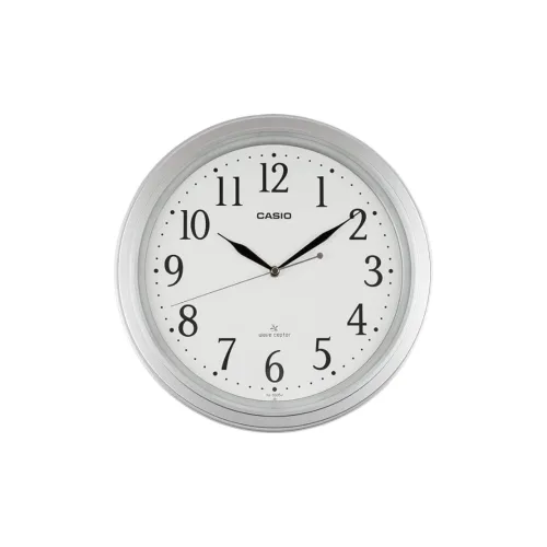 CASIO Радиоконтролируемый Механизм Смола Стена Часы Унисекс Белый