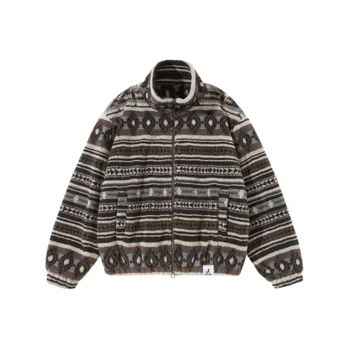 HYLHYL Кофейный Унисекс Бархатные Куртки