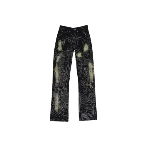 Who Decides War Черные Мужские Джинсы