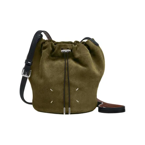 Maison Margiela Телячья кожа Сумки через плечо Женские Хаки и Черный