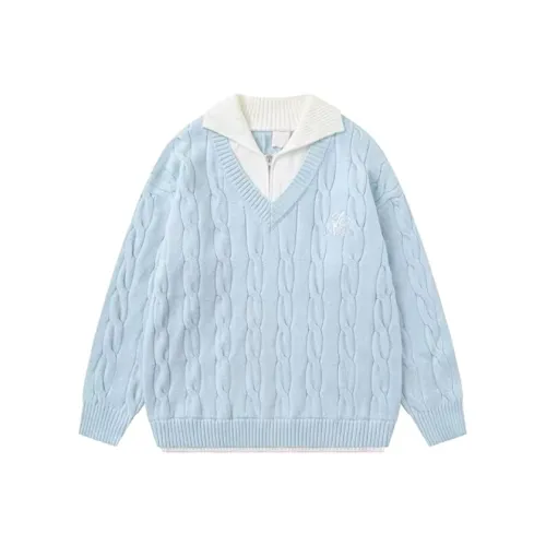 MOONCORE Синий Унисекс Трикотаж