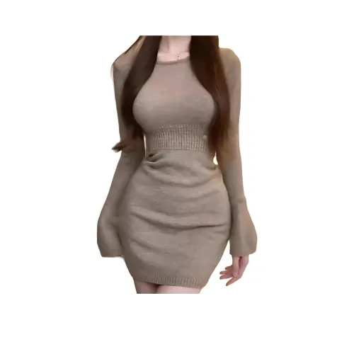 VINMUK Длинное платье с длинными рукавами женское