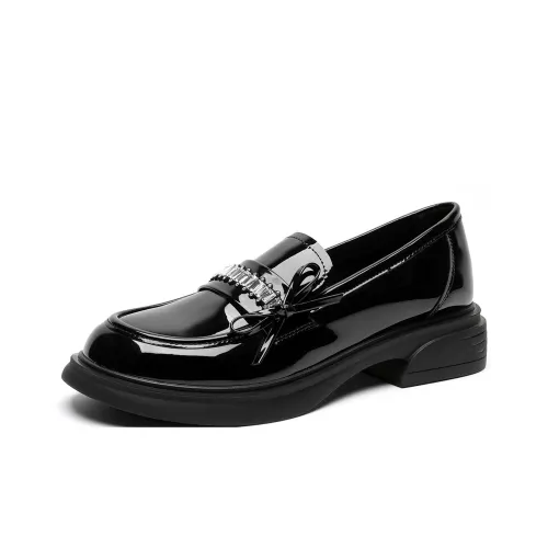 HUANAI Лоферы Черные Женские