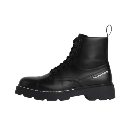KARL LAGERFELD Короткий Мартин Boot 4CM Мужской Черный