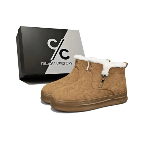 Colorful Creations Термический Увеличивающий Высоту Устойчивый к Износу Противоскользящий Короткий Снегобут Мужской