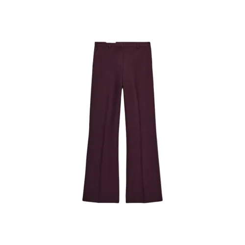 ZARA Collaboration Бордово-красные Женские Брюки Костюма