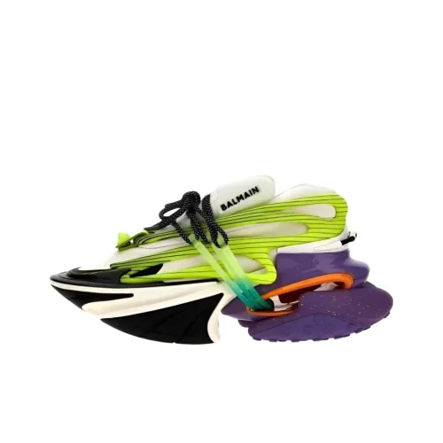 BALMAIN Низкий топ Casual Мужской Зеленый