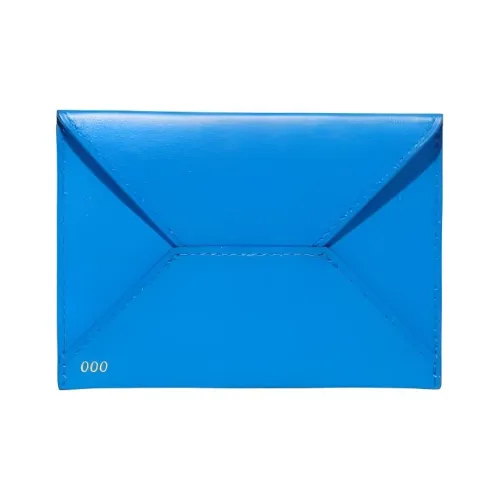 RSVP Paris Гладкий Кошелек из Телячьей Кожи Держатель для Карт Unisex Light Синий