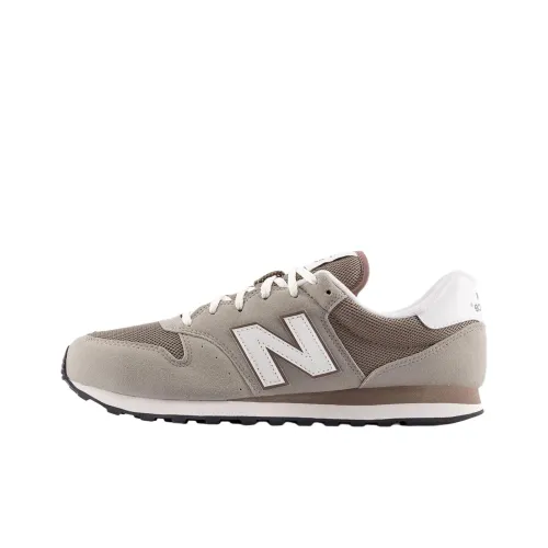 New Balance NB 500 Low Топ Повседневная обувь Мужская Серый Коричневый