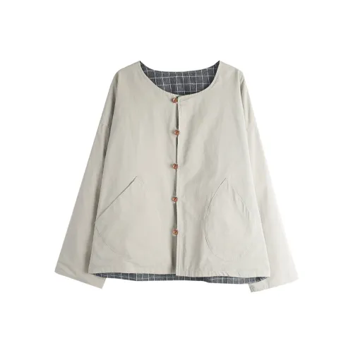 SIXUSICHOU Cropped Coat Women's