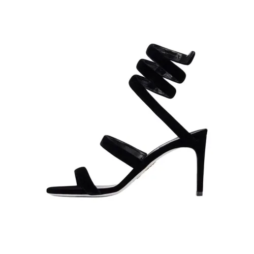 RENE CAOVILLA Cleo One Strap Sandals 8 см Женские Черные