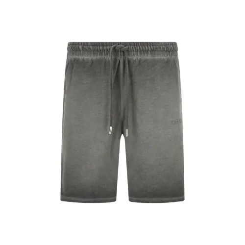 Off Белый Серый Мужские Повседневные Шорты