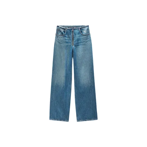 Alexander Wang Blue Women's Jeans Александр Wang Синие Женские Джинсы
