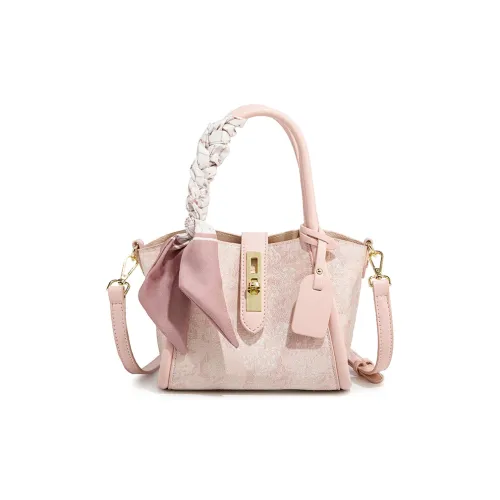 MACKJANICE Полиуретан Синтетическая кожа Сумка Женская Вышивка Пудра