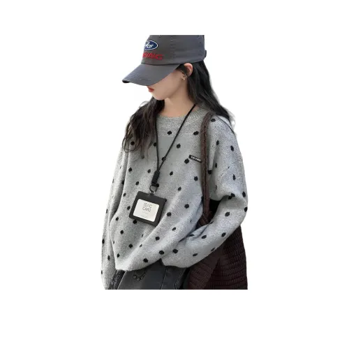 MUMUWU HOUSE Серый Школьный возраст Свитера